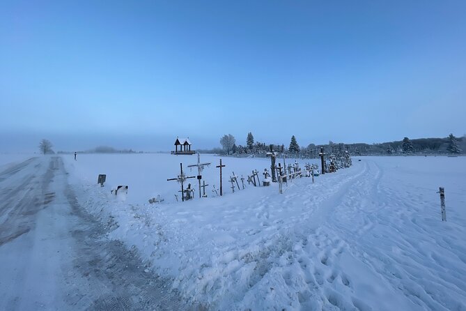 Hill of Crosses and Jelgava Gems Tour - 2 countries in 1 day - Leaving a cross at Kryžių Kalnas