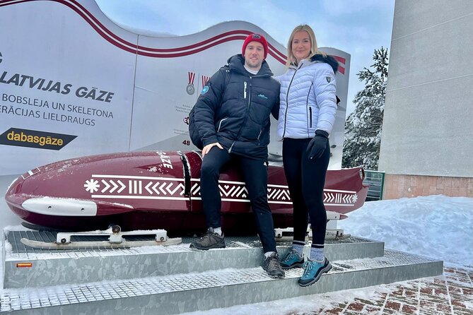 Latvia Bobsleigh and luge track ride experience - Leaving Riga for Sigulda