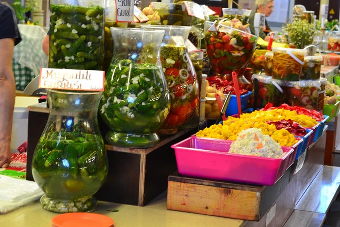 Latvian food tasting tour at Riga Central market - Across all five zeppelin hangars