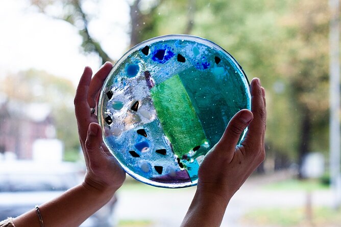 Make your own Plate: Glass Mosaic Workshop - Why the quiet, focused pace works
