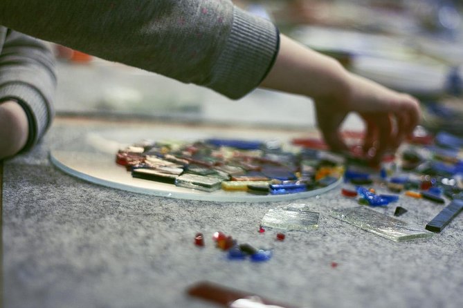 Make your own Plate: Glass Mosaic Workshop - The price and what you receive for $39.49