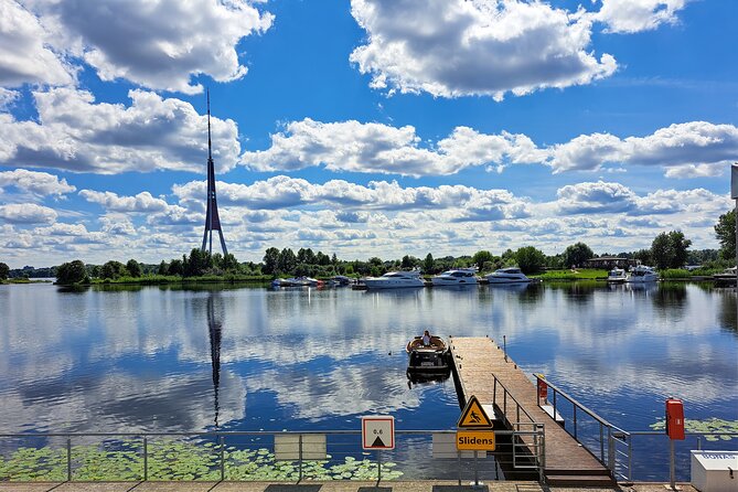 Private Boat Tour experience in Riga (City Canal and Daugava) - Crossing toward the Daugava and the Castle of Light