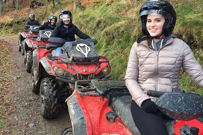 Private Snowmobile or ATV Safari with Riga Black Balsam Tasting - Riding beneath Riga’s pine trees