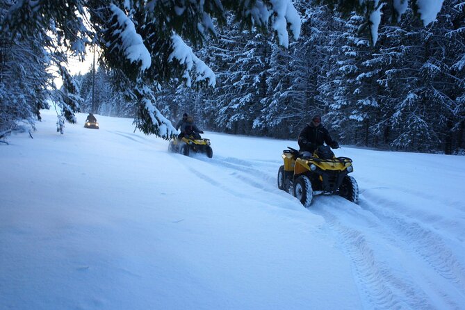 Private Snowmobile or ATV Safari with Riga Black Balsam Tasting - Who will enjoy this most?