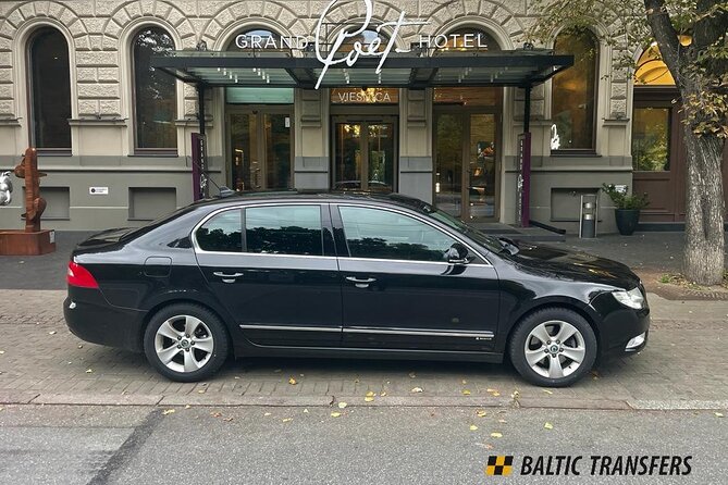 Private Transfer from Riga Airport to Hotel with English speaking driver - What the vehicle and fare include