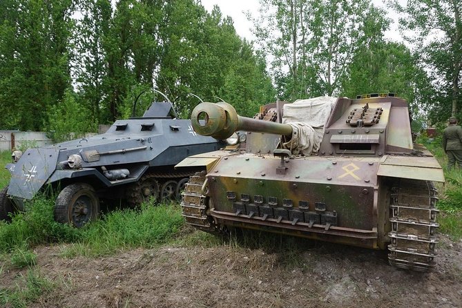 Real Tank Ride In Riga - What You Ride: Soviet and German Vehicles