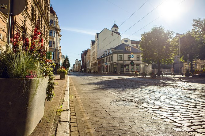 Riga Private Walking Tour - St. Peter’s Church and the Old Town skyline