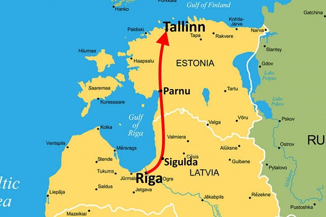 Riga to Tallinn - Sightseeing transfer - Crossing into Estonia and pausing in Pärnu