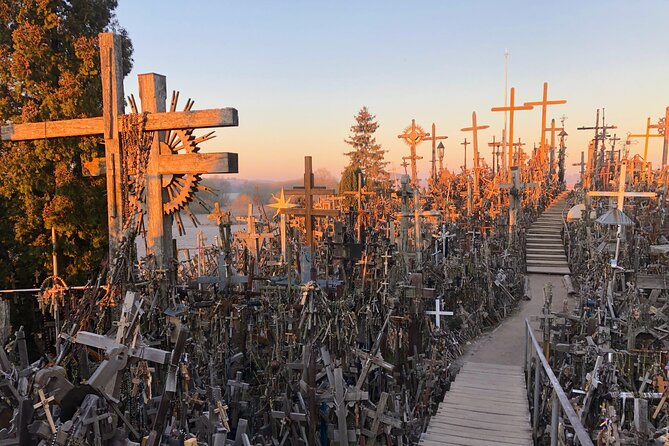 Sunrise at the Hill of Crosses - 2 countries in 1 day - Why this Riga sunrise trip is different