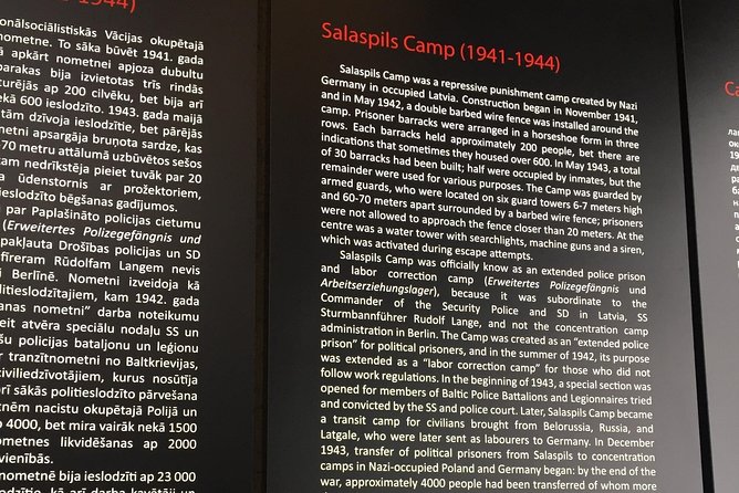 Visit of Salaspils Memorial Ensemble - Is $72.25 a fair price?